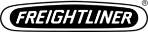 Freightliner logo on black background